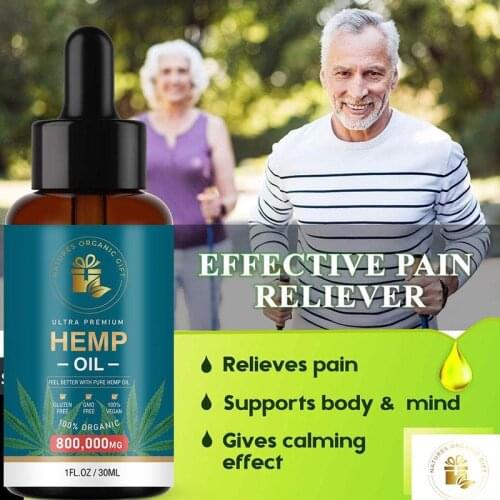 30ML Hemp Seed Essential Oil Relax for Scrape Therapy Improve Sleep SPA Massage Massage Essential Oil Body Skin Care