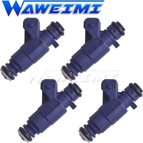 WAWEIMI Brand New 4PCS Fuel Injector Flow OE 0280156014 For 1995-2004 Mercedes-Benz SLK320 W210 E320 E280 2.8L 3.2L V6