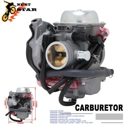 Motorcycle Engine Carburetor Carburedor For Kawasaki BJ250 250TR Estrella Custom RS Custom Limited Edition KLX250 CVK34 34MM