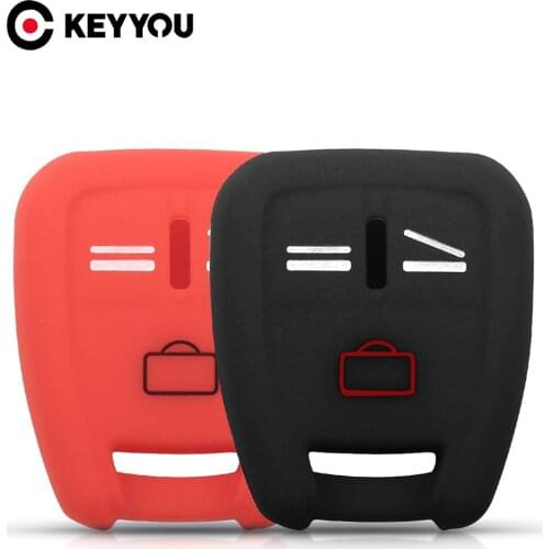 KEYYOU 20x For Vauxhall Opel Astra Zafira Vectra Tigra Omega Signum Frontera Remote Car Key Case Cover Silicone Fob Shell 3 BNT