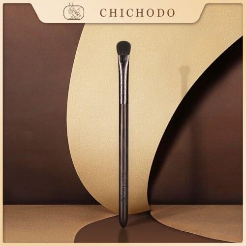 CHICHODO Makeup Brush-2021 New Luxurious Carved Ebony Animal Hair Series-Goat Hair Eyeshadow Brush-Cosmetic brushes&beauty-E107