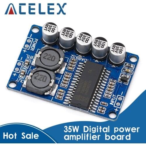 Digital power amplifier board module 35w mono amplifier module High-power TDA8932 low power consumption