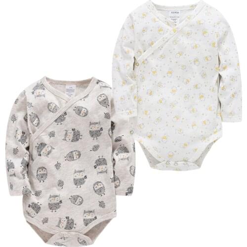 Autumn Winter Baby Girls Bodysuit Newborn Boys Jumpsuits 2 3 4PCS Long Sleeve Cartoon 100%cotton 0-12 Months Baby Clothes Ropa