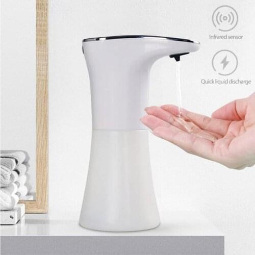 Alcohol/foam type/gel type USB rechargeable automatic sensor soap dispenser frosted design convenient for daily use