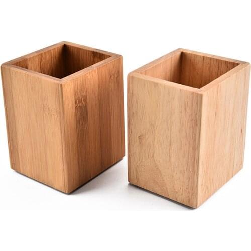 Chopsticks Stand Kitchen Bamboo Tableware Drying Container Storage Bucket Cutlery Organizer for Restaurant
