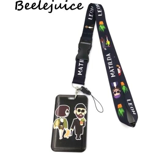 Movie Cartoon Character Keychain Lanyards Id Badge Holder ID Card Pass Gym Mobile Phone Badge Holder Key Strap Webbings Ribbons
