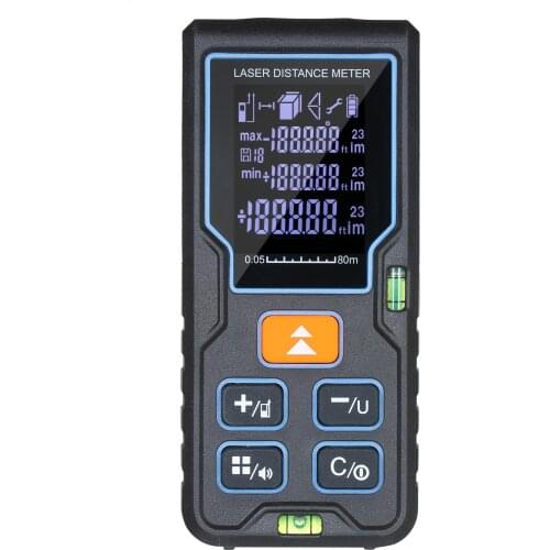 Handheld Range Finder Palm Size Laser Distance Meter Distance Measuring Equipment Pythagoream Theorem Measurement Mode
