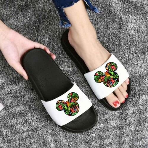 Summer Slippers Women cute cartoon Slippers Lovely Home Indoor Slippers Slides Non-slip Bathroom Lady Flip Flops Women Slippers