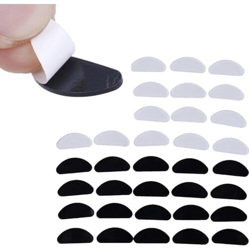 10Pair Glasses D Shape Silicone Eyewear Accessories Nose Pad For Sunglasses Non-slip Thin Nosepads