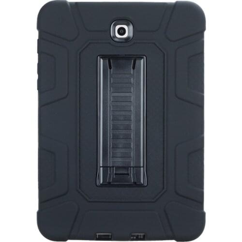 New Heavy Duty Armor Case for Samsung Galaxy Tab S2 8.0 inch SM-T710 T715 T713 Kickstand Shockproof Protective Case +FilmPen