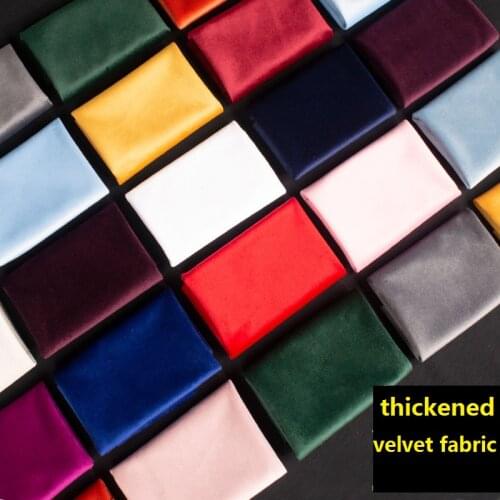 155cmx50cm Velvet Fabric Thickened Dutch Velvet Fabric Sofa Cover Curtain Pillow Bay Window Sofa Fabric DIYApparel Sewing Fabric