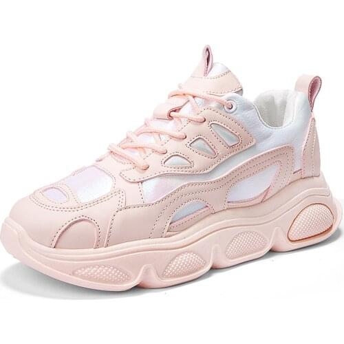 New 2019 Autumn Fashion Women Casual Shoes Platform Shoes Women Sneakers Ladies White Trainers Chaussure Femme YYJ132