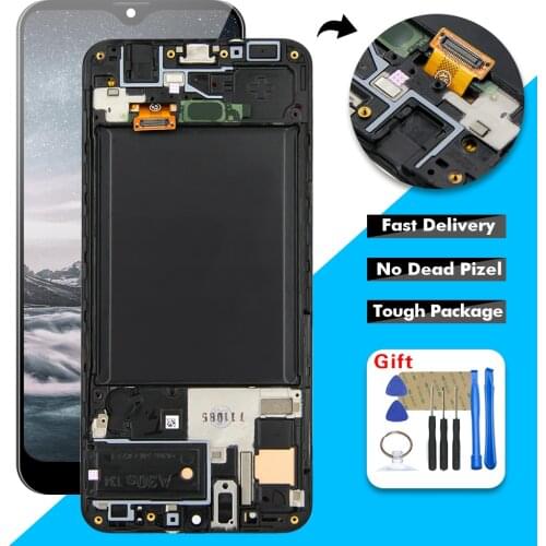 AAA LCD For Samsung Galaxy A30S SM-A307FN/DS A307F/DS A307F A307 LCD Display Touch Screen Digitizer Glass Assembly + Tools