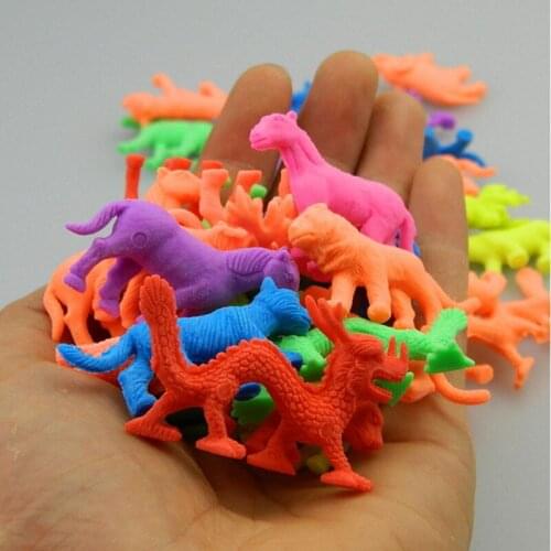 10 Pcs/lot Magic Growing Water Animal Crystal Soil Mud Ball Animal Balls Growing in Water Growing Ocean Forest Animal Dinosaur