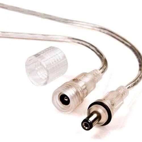 2 Pin Way Car Auto Super Sealed Waterproof Electrical Connectors Power Plug Socket Kit with Wire AWG Gauge Marine DC 5.5x2.1mm