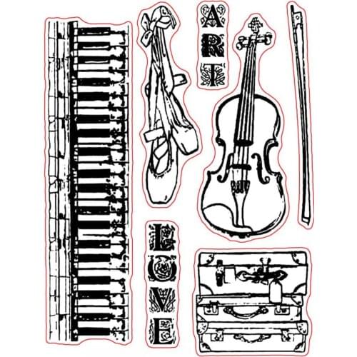 2021 NEW transparent Clear Silicone Stamp/Seal for DIY scrapbooking/photo album Decorative clear stamp sheets B0852