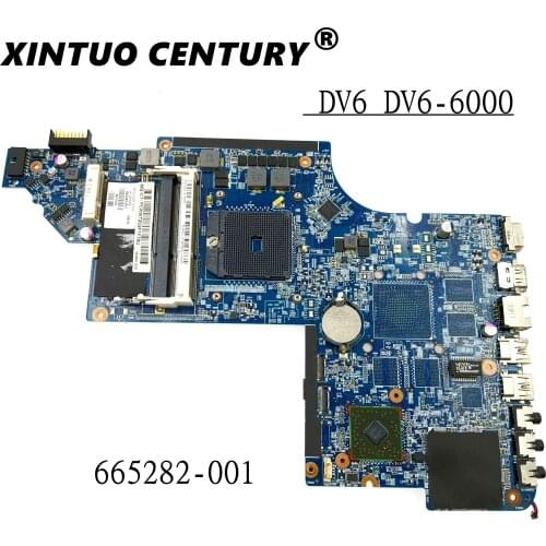 665282-001 for HP Pavilion DV6 DV6-6000 Laptop Motherboard Socket fs1 DDR3 full test