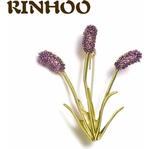 Rinhoo Summer New Arrival Reed Plant Brooches For Women Jewelry Cute Dog Tail Grass Brooch Girl Dress Accessory