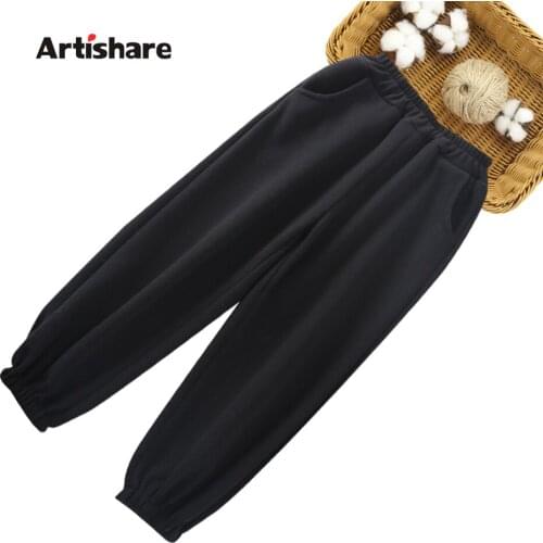 Pants For Girls Solid Color Girls Sport Trousers Casual Style Childrens Sweatpants Spring Autumn Child Girl Clothes
