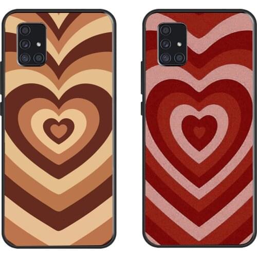 Latte Love Coffee Heart Phone Case For Samsung Galaxy A21S A01 A11 A31 A81 A10 A20 A30 A40 A50 A70 A80 A71 A51 A42 A52 A72 Cover