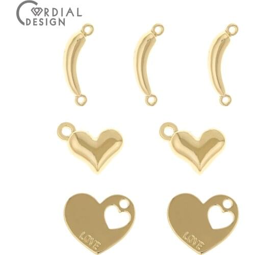 Cordial Design 100Pcs Jewelry Accessories/Earrings Connectors/DIY Making/Charms/Hand Made/Jewelry Findings & Components/Pendant