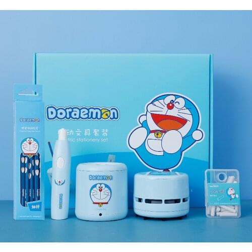 Electric Automatic Pencil Sharpener Electronic Stationery Erasers Mechanical Cleaner Set For Kids Children Art School Supplies