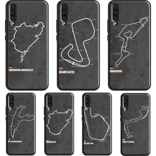 Formula 1 F1 Racing Circuit For Samsung A12 A32 A42 A52 A72 A71 A51 A41 A31 A11 A70 A50 A40 A10 A02 A21S Phone Cover