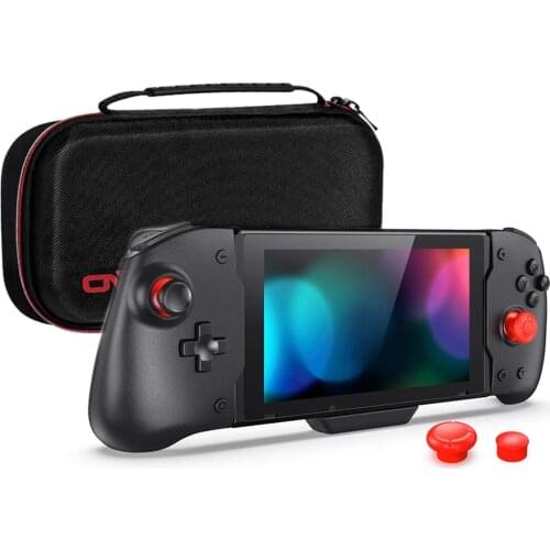 For N-Switch Handle Grip Controller Gamepad Plug PD Fast Charge Double Motor Vibration Built-in 6-Axis Gyro Sweat-Proof Design