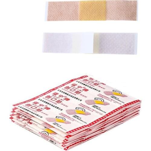50pcs Nonwovens Band Aid Breathable First Aid Adhesive Bandage Medical Woundplast Wound Dressing Sticking Plaster