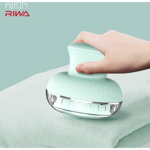 AIKIN Riwa Lint Remover Electric Fabric Shaver Clothes Sweater Pilling Trimmer Rechargeable Household Hairball Removal Machine