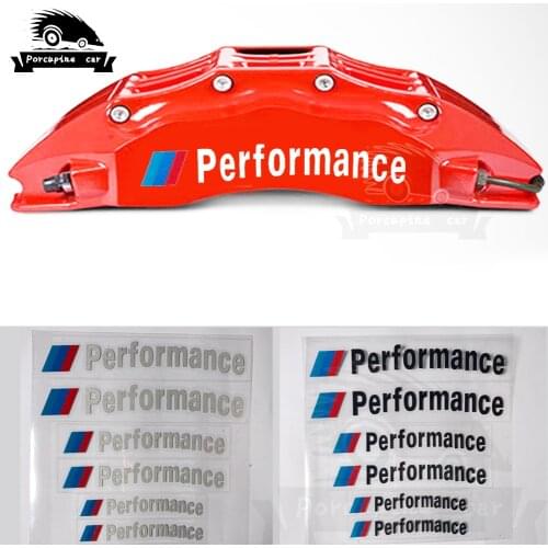 6pcs Car accessories car brake caliper sticker car decoration sticker decal For BMW M3 M5 M6 E36 E60 E90 E46 X1 X3 X5 E34 E39