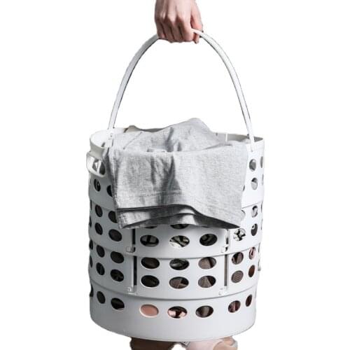 New Popular Portable Foldable Laundry Basket Bears Heavy Weight