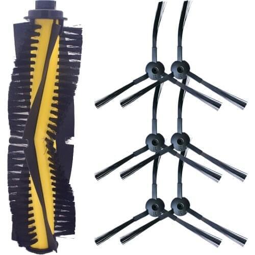 Original ilife vacuum cleaner accessories side brush 6 pieces. Chuwi main brush 1 piece for ILIFE V7 V7S v7s pro kitfort KT5