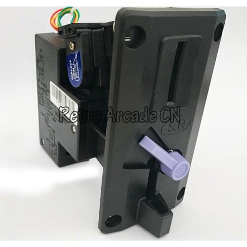 Plastic Electronic Advanced Front Entry CPU Multi Coin acceptors,Comparison Coin Selector For Vending Machines Arcade Machines