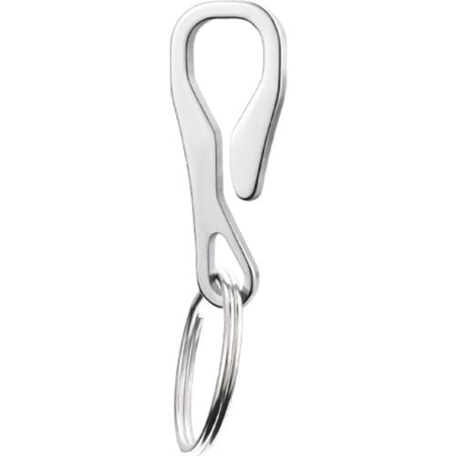 Portable EDC Tools Portable Stainless Steel Car Key Hanging Buckle Clip Pocket Keys Organizer Holder With Keychain Outdoor