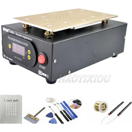 UYUE 948S+ LCD Touch Screen Separator Machine Kit 7 inch for iPhone Separator Screen Repair Machine Build-in Vacuum Pump
