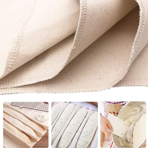 Bakers Dough Proofing Cloth Bread Yeast Cloth Natural Super Thick Cotton Canvas New For Baking French Bread Kitchen Supplies
