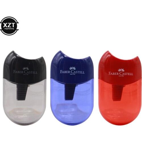 1/2 hole pencil sharpener creative transparent pencil sharpener kawaii children student cutting stationery school supplies