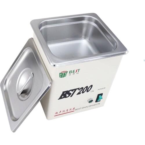 BST-200 Ultrasonic Cleaner 80W Mobile Phone Repair Motherboard Cleaner Jewelry Cleaning