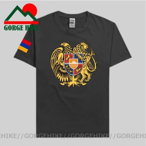 Vintage Classic oversize Tee shirt ARMENIA T shirts men Custom Tshirt Arm of Coat country T-shirts Armenian Nation Flag Clothing