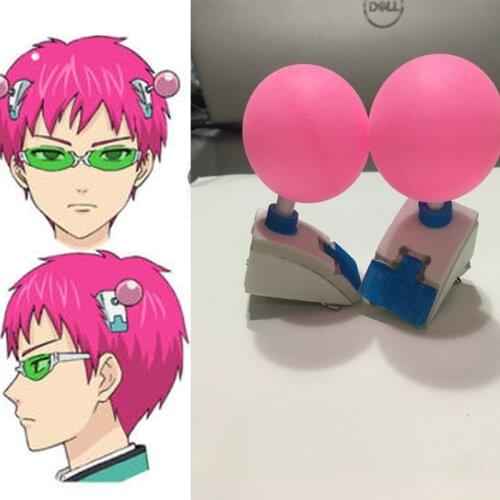 Saiki Kusuo no sai-nan Cosplay Headwear Saiki Kusuo Cartoon Hairpin Hair Clip Hair Accessories Halloween Costume Prop
