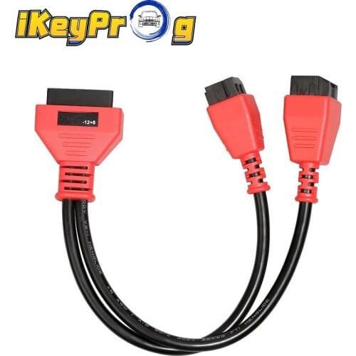 10PCS FCA 12+8 For Chrysler Universal Adapter Cable Adapter for AUTEL For Chrysler programming cable 12+8 connector
