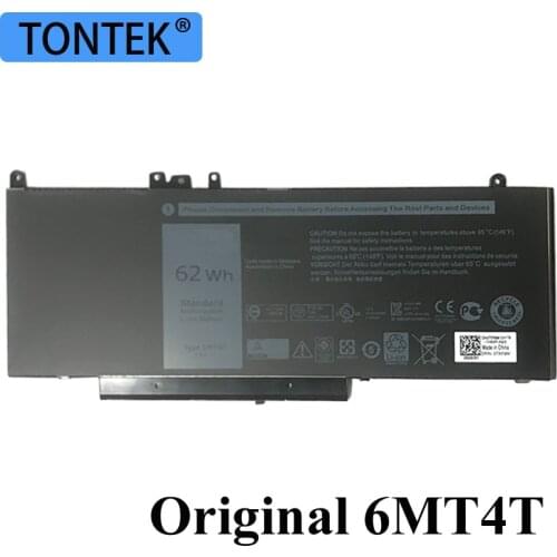 7.6V 62Wh Genuine 6MT4T Laptop Battery For Dell Latitude E5470 E5570 Notebook 15.6" M3510 7V69Y TXF9M 79VRK 07V69Y