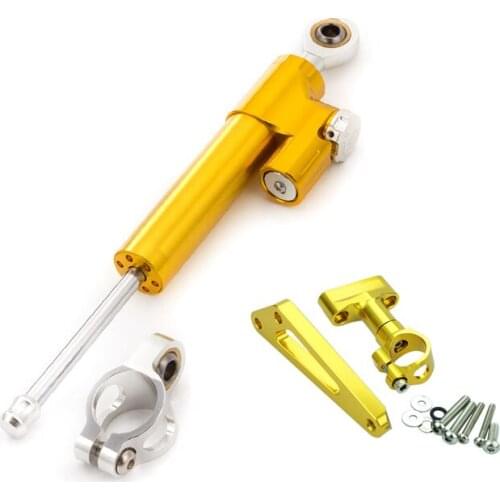 Motorcycle Aluminum Steering Stabilizer Damper Mounting Bracket For HONDA CB600F HORNET CB 600F 2007-2016 Complete Set