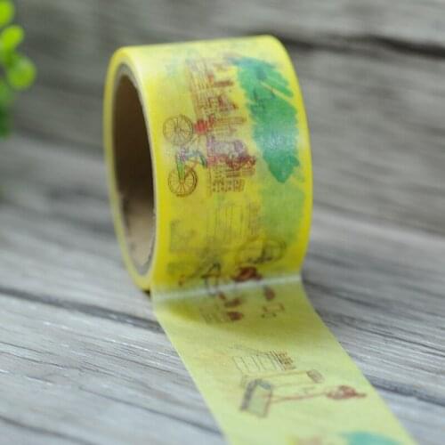 Free Shipping Beautiful 30*10m color city washi tape/wider diy paper tape,masking washi tape