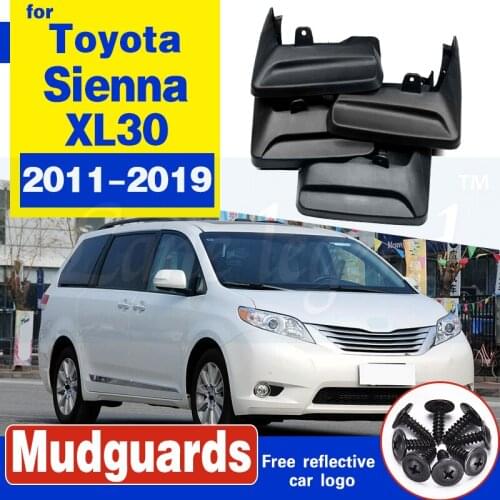 Mudflap for Toyota Sienna XL30 2011~2019 Fender Mud Guard Splash Flaps Mudguards Accessories 2012 2013 2014 2015 2016 2017 2018