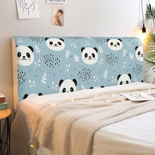 Headboard Cover for Kid Room Elastic Bed Head Cover All-inclusive Bedspreads Kids Bedroom Decoration Bed Head Back Protection