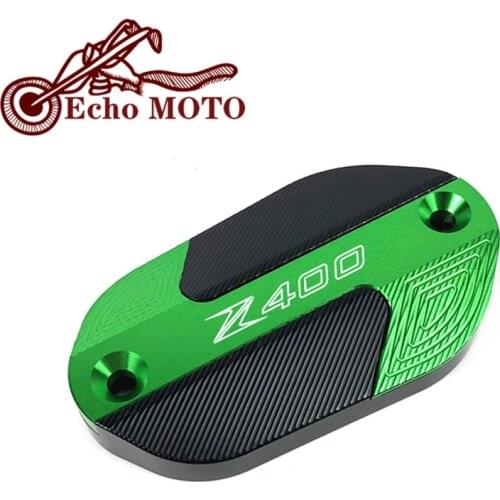 For KAWASAKI NINJA400 NINJA 400 Z400 Z 400 2018 2019 2020 Motorcycle Accessories CNC Front Brake Fluid Reservoir Tank Cover Cap