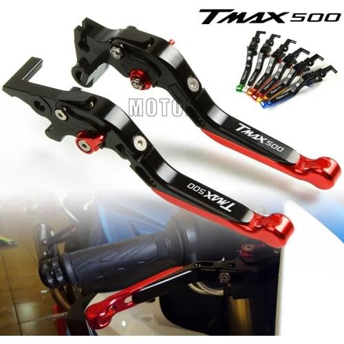Motor For Yamaha TMAX500/TMAX530 2001-2007 2008-2017 Motorcycle CNC Aluminum Brake Clutch Levers Adjustable Folding TMAX 500/530