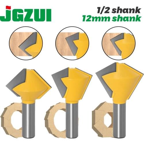 1PC 1/2" Shank 12mm shank 6 Sided 8 Sided 12 Sided 16 Sided Multi Sided Glue Joint Router Bit Se
